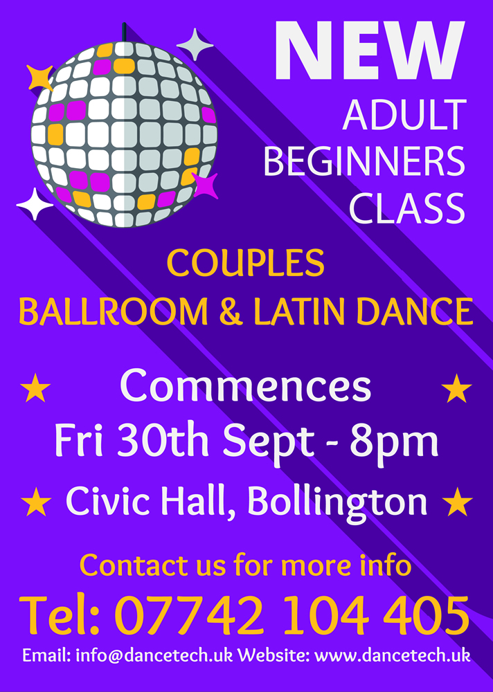 Beginners Ballroom Class, Bollington Cheshire